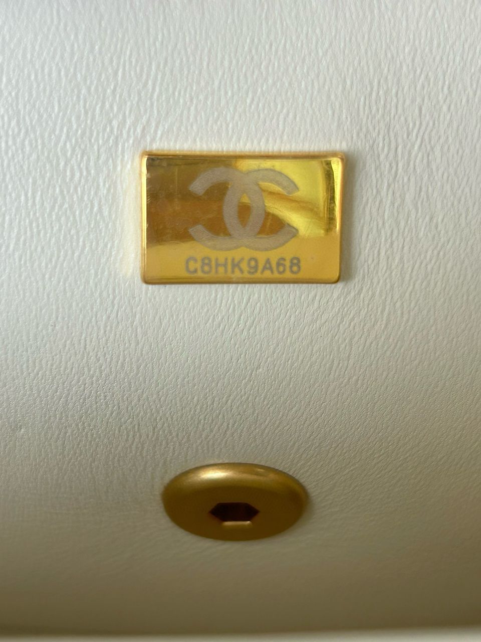 Chanel Mini Flap bag with pearl