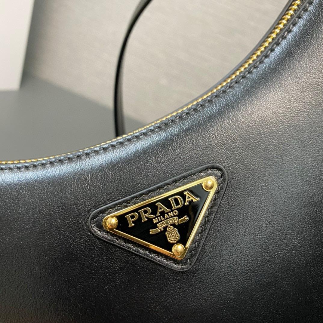 Prada Arqué leather Small shoulder bag