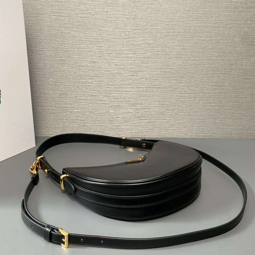 Prada Arqué leather Small shoulder bag