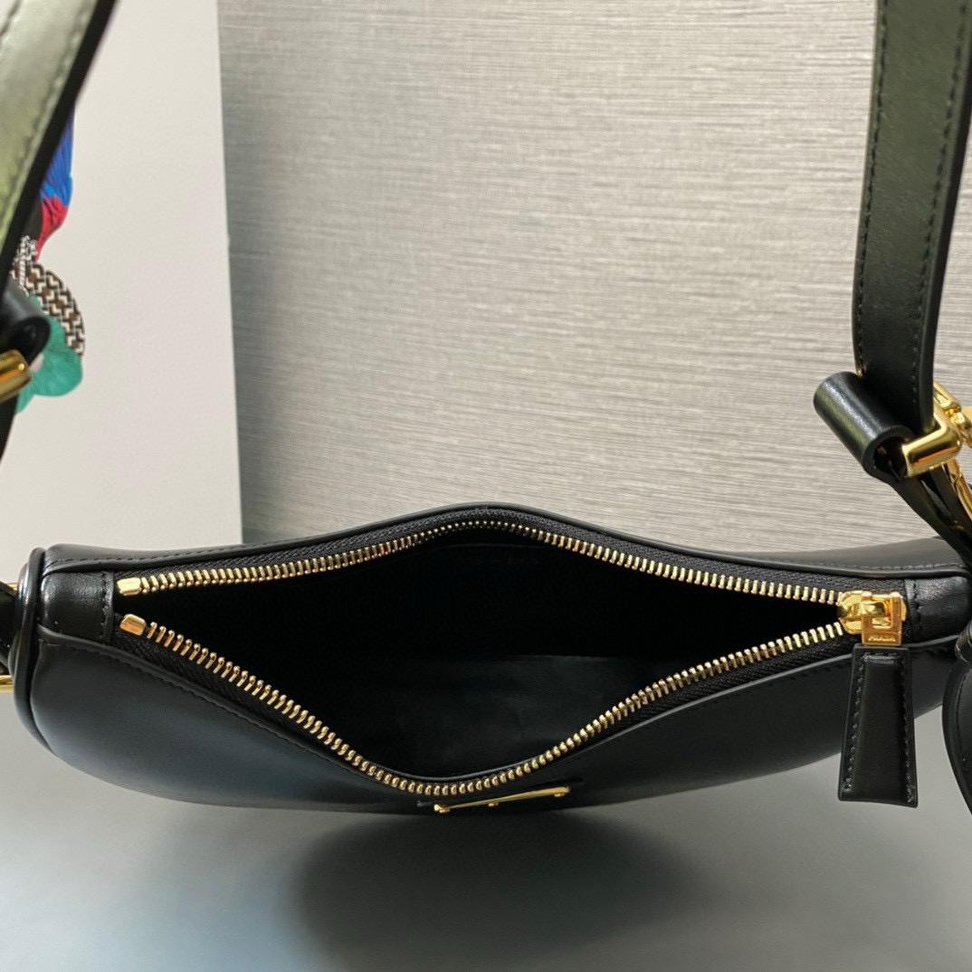 Prada Arqué leather Small shoulder bag