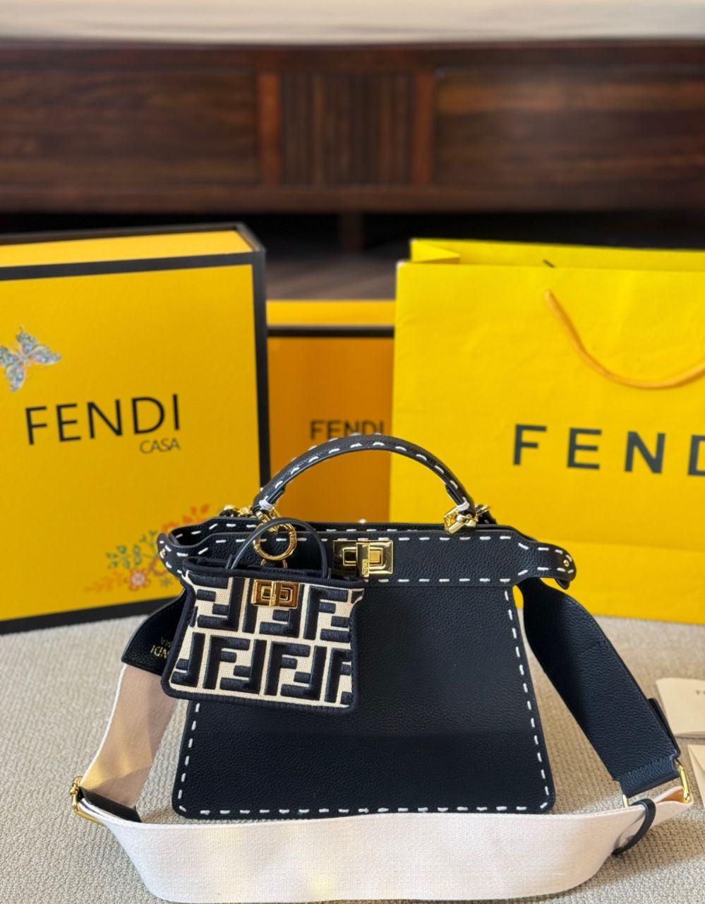 Fendi Peekaboo Small leather bag