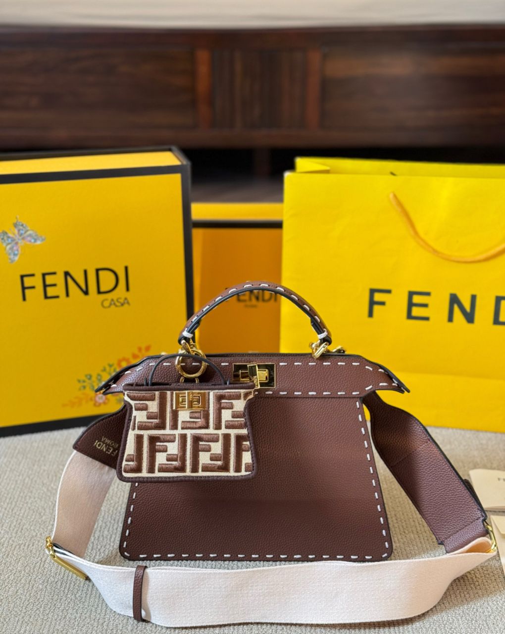 Fendi Peekaboo Small leather bag
