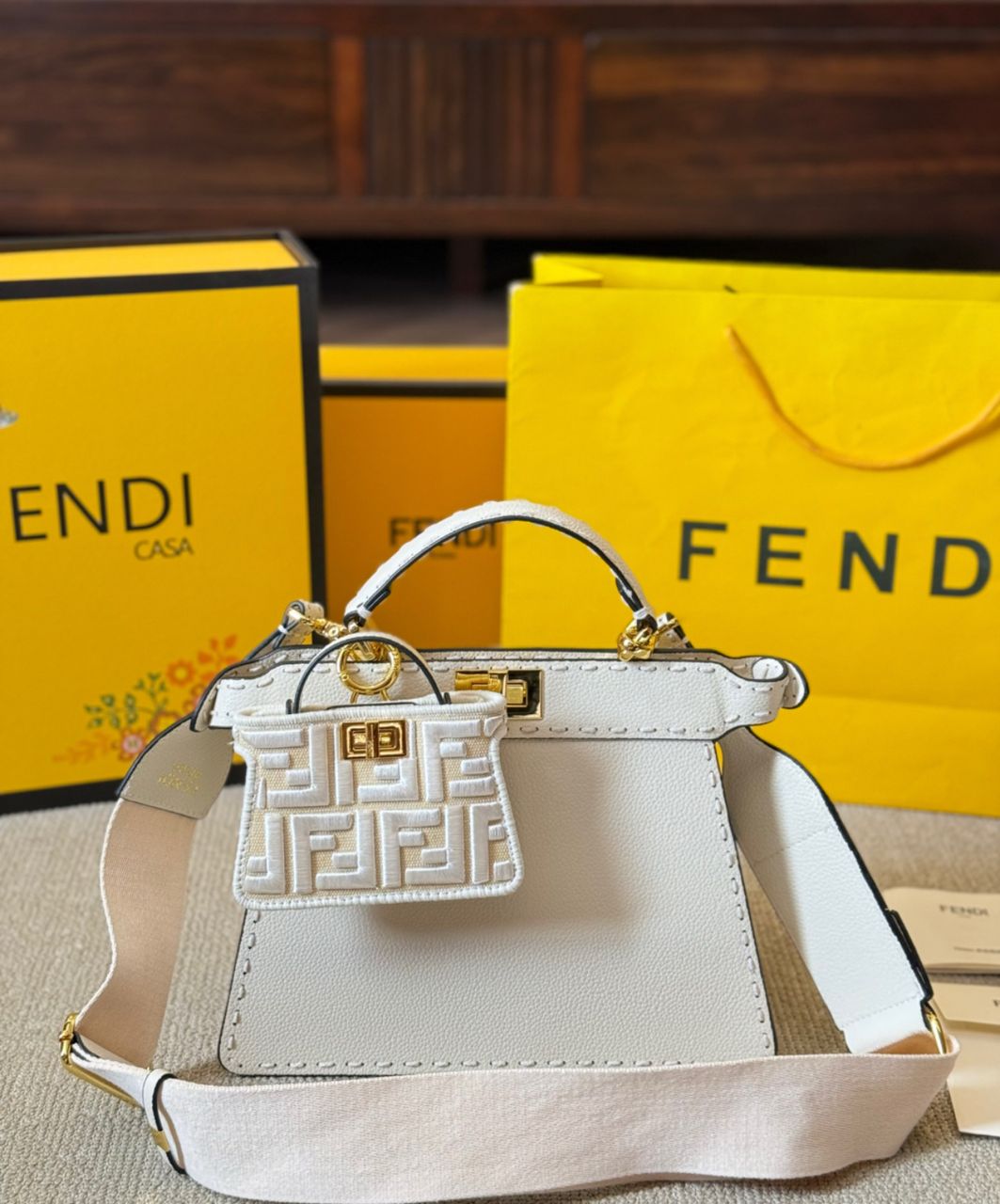 Fendi Peekaboo Small leather bag