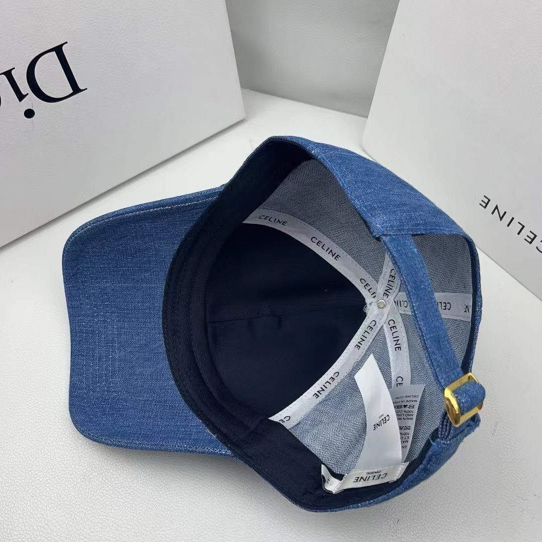 Celine Denim Baseball hat