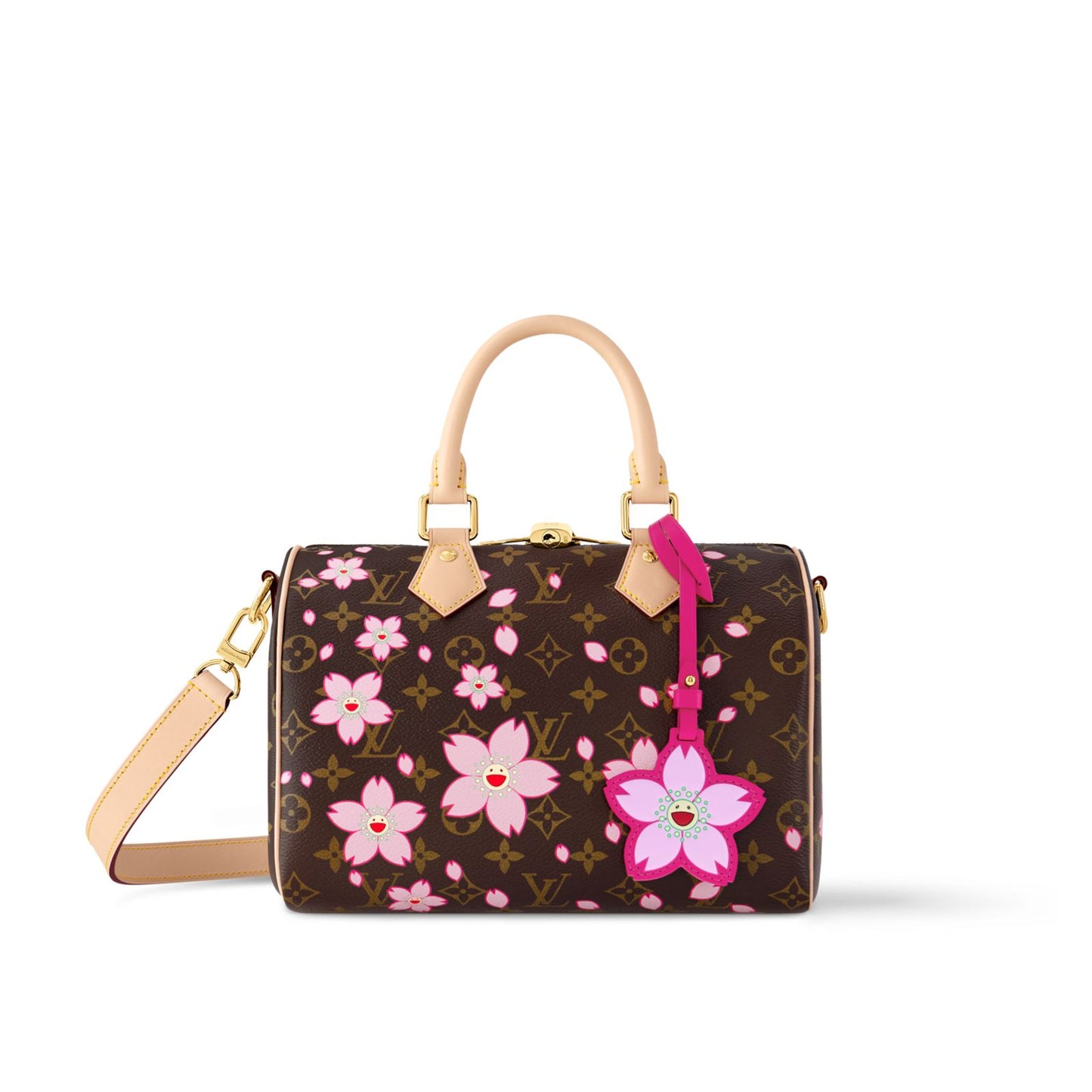 Louis Vuitton LV x TM Speedy Bandoulière 25 Cherry Blossom