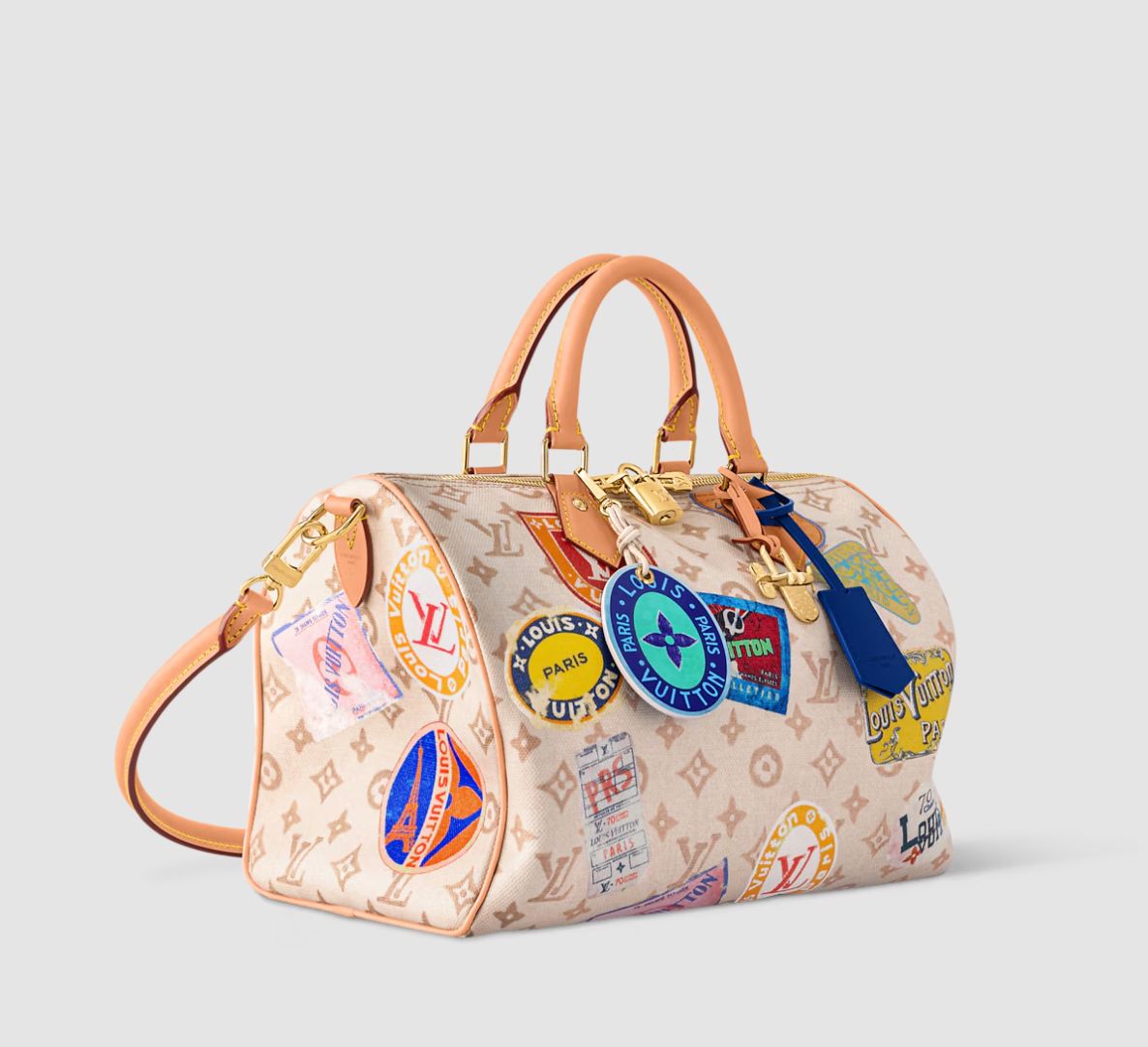 Louis Vuitton Speedy Soft 30 Monogram Dune signature