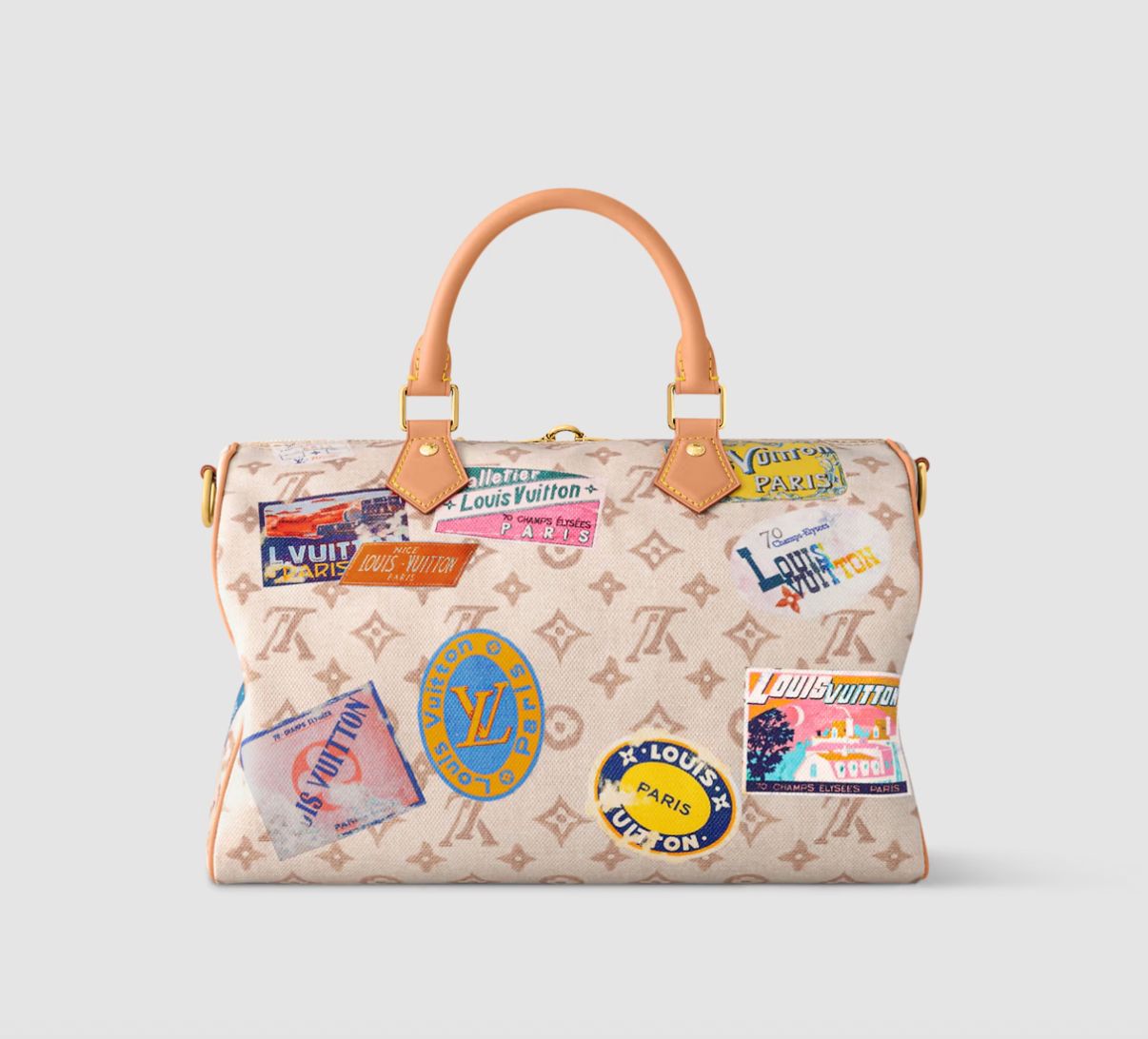 Louis Vuitton Speedy Soft 30 Monogram Dune signature