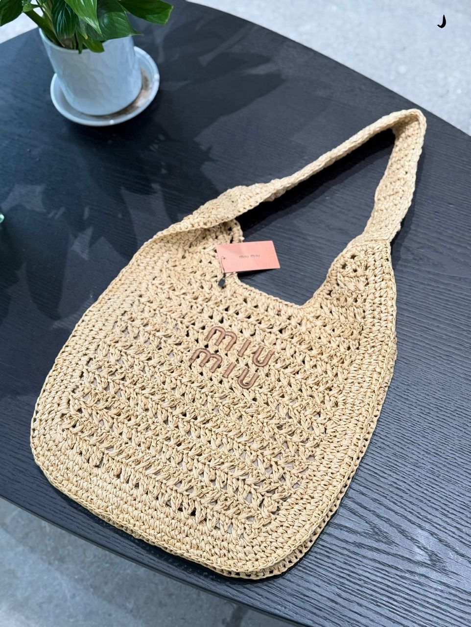 Miu Miu Raffia Tote bag