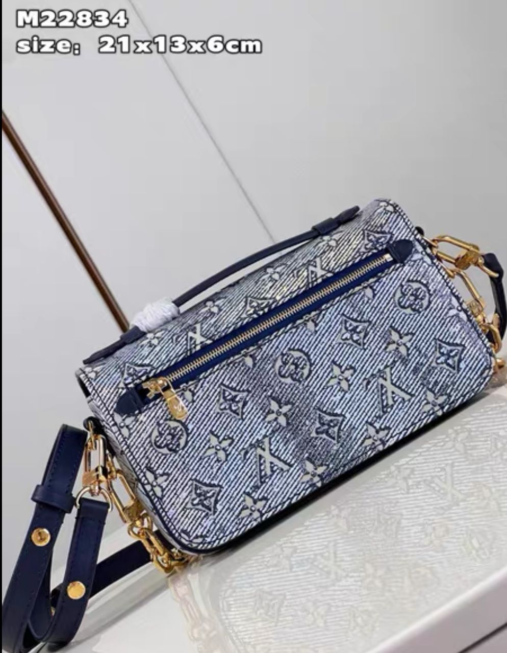 Louis Vuitton Denim Pochette Metis