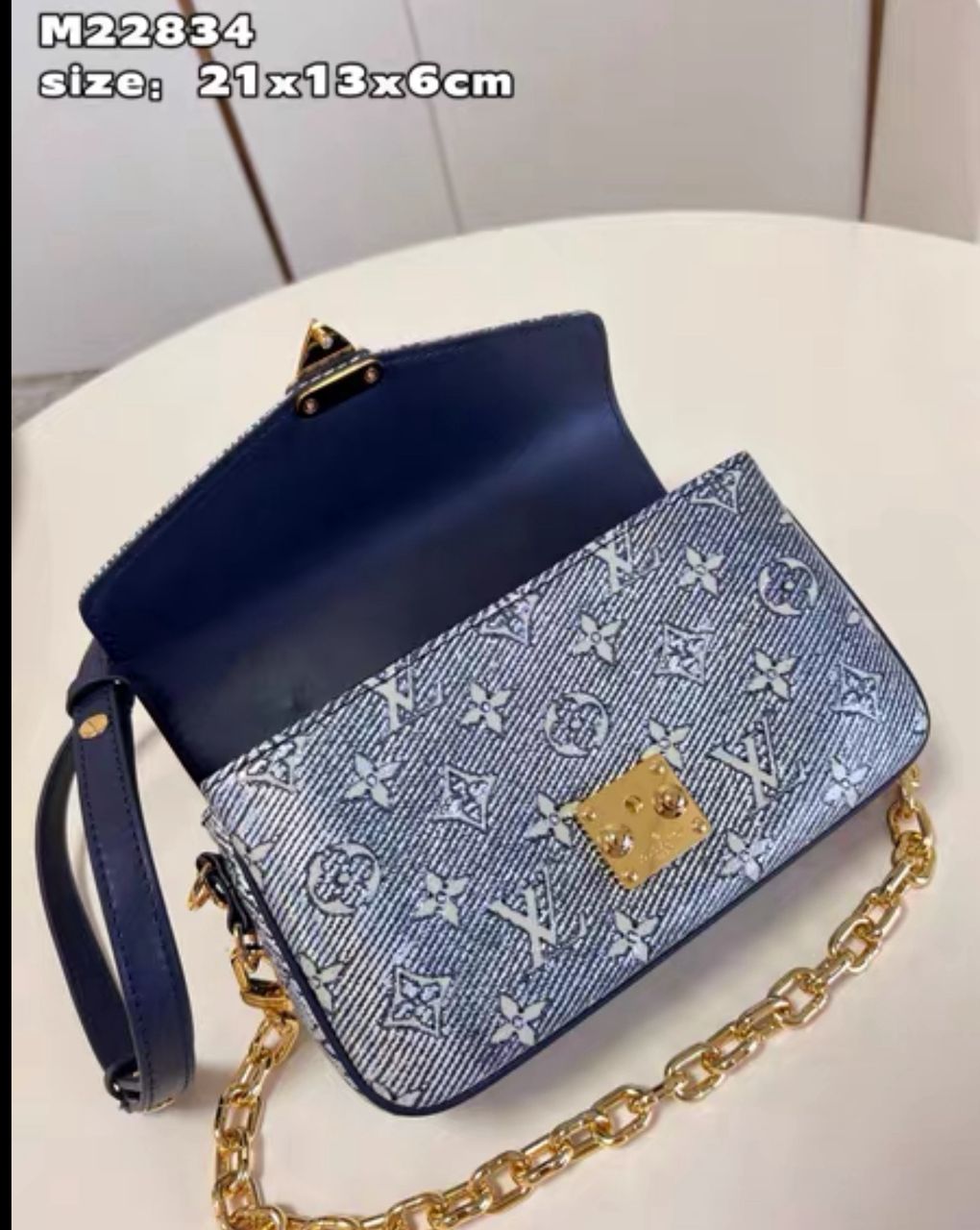 Louis Vuitton Denim Pochette Metis