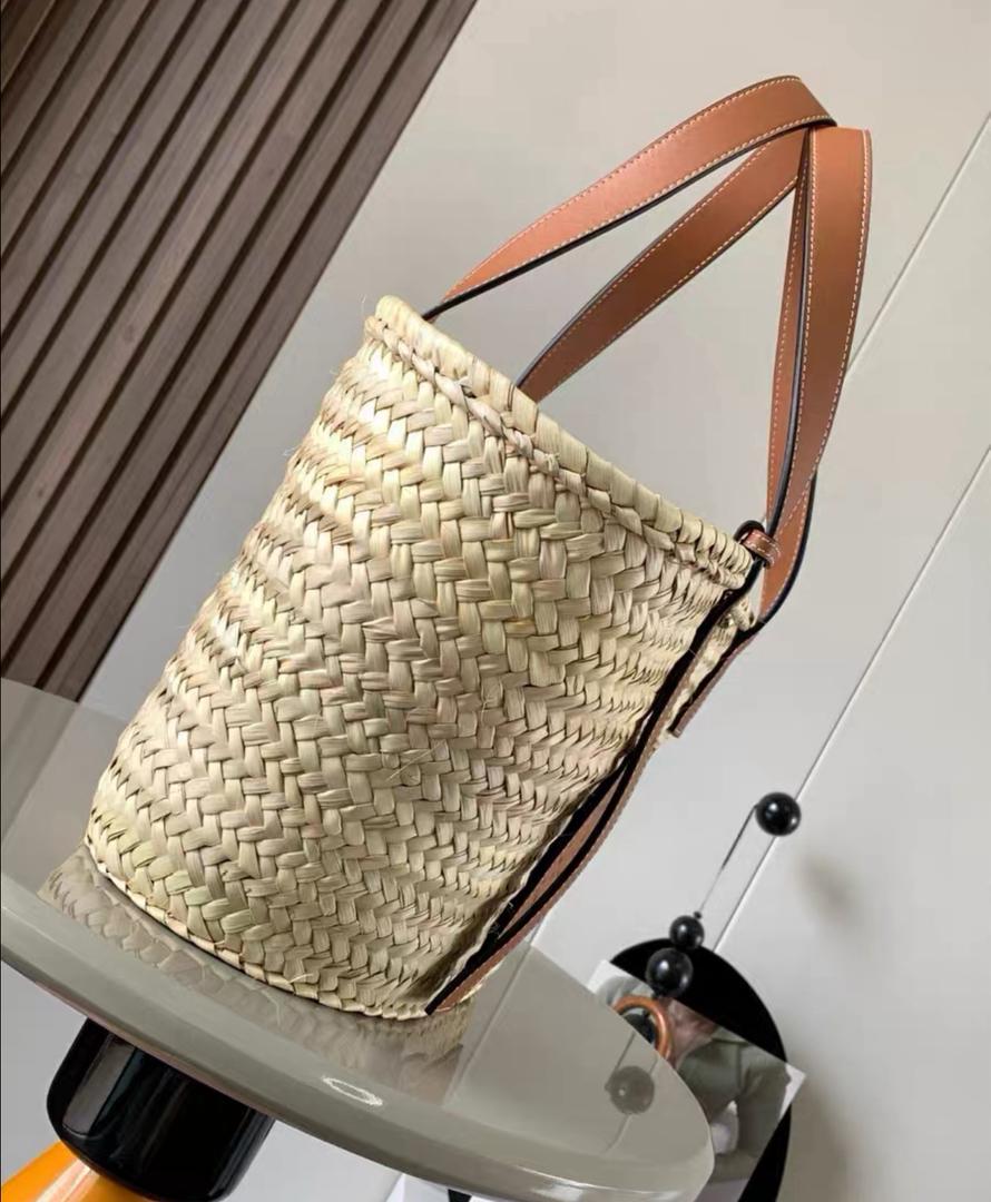 Loewe Anagram Raffia Tote bag