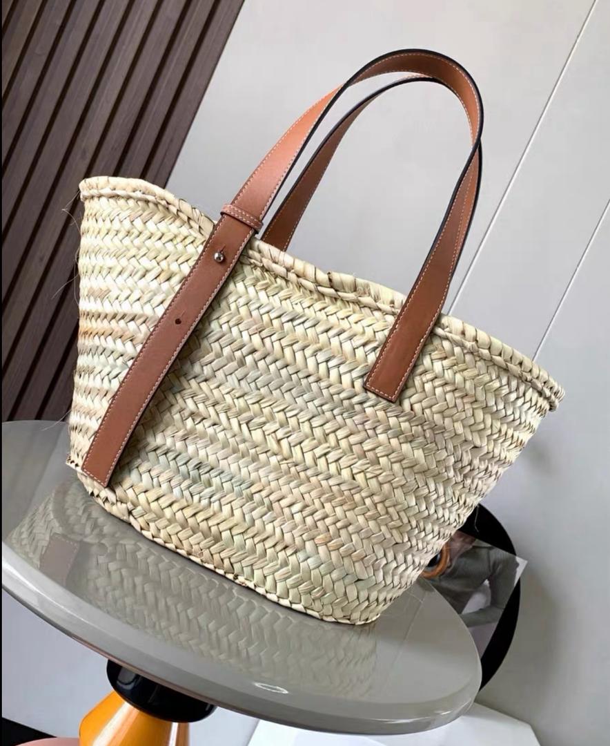 Loewe Anagram Raffia Tote bag