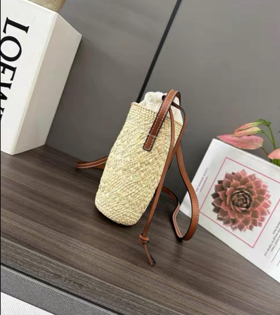 Loewe Anagram woven bucket bag