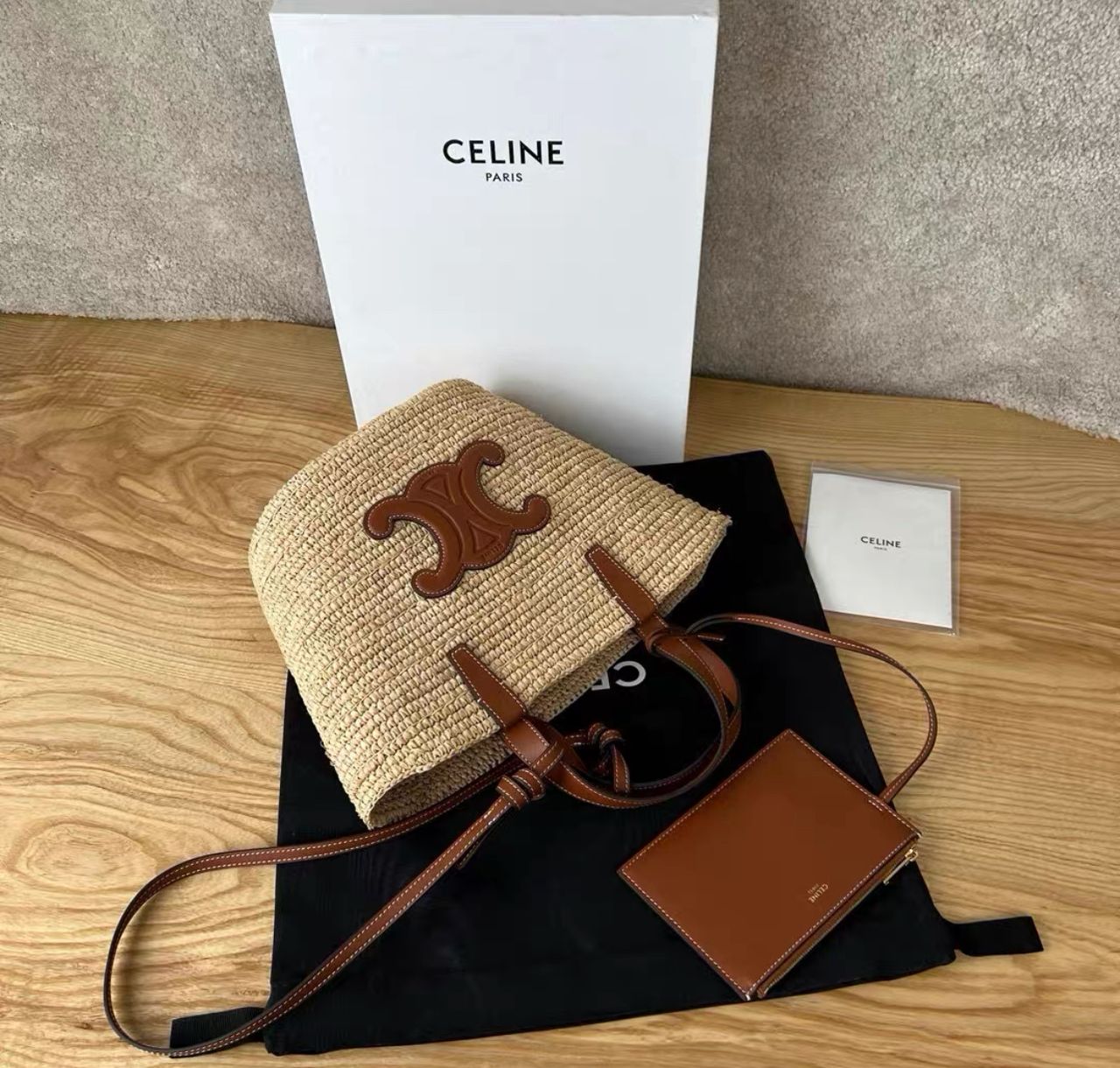 Celine Teen Straw bag