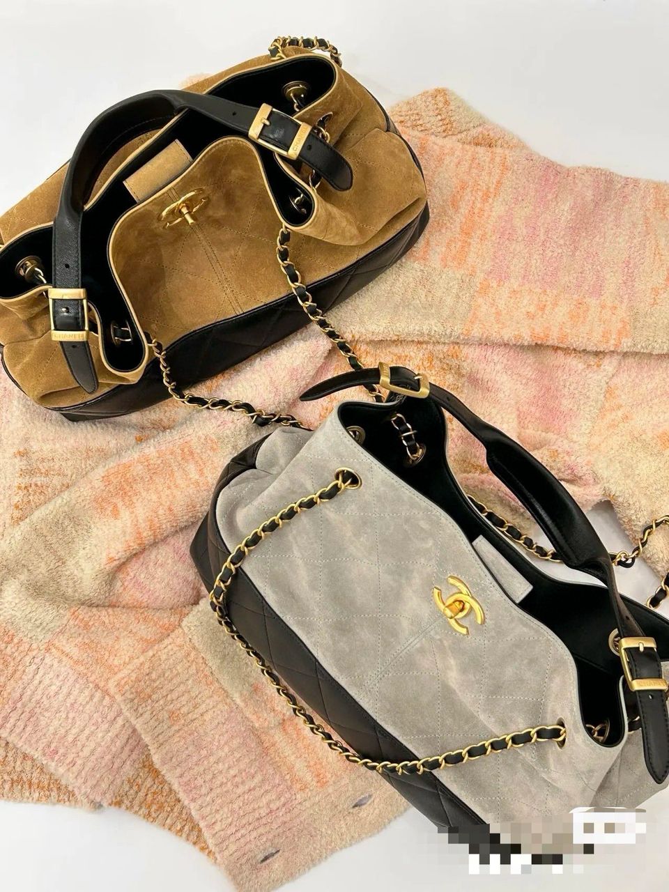 Chanel Small Tote Suede bag