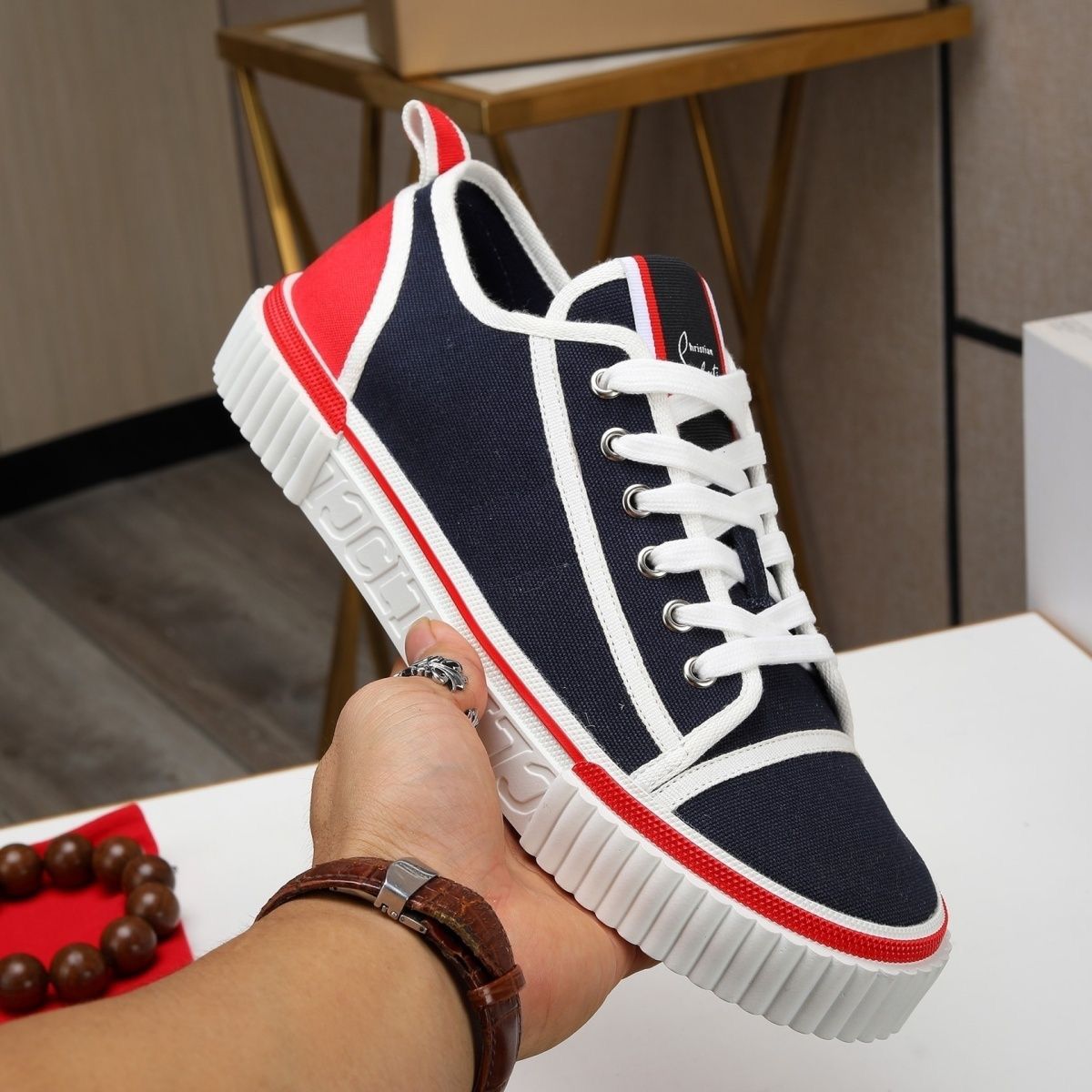 Christian Louboutin 40mm Super Pedro Sneakers