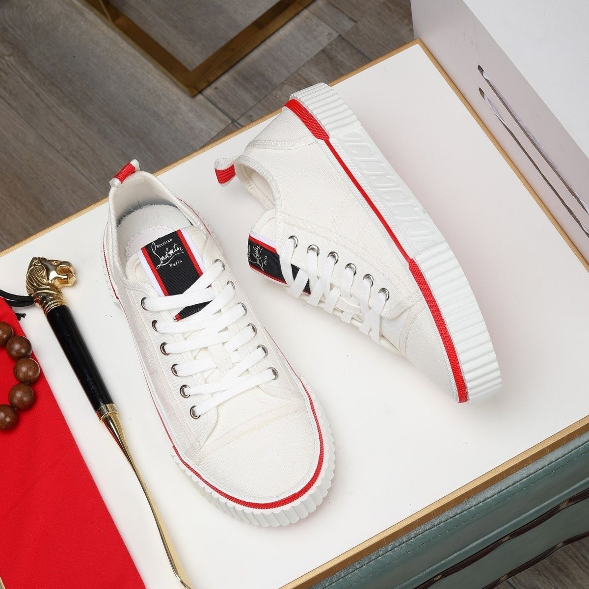 Christian Louboutin 40mm Super Pedro Sneakers