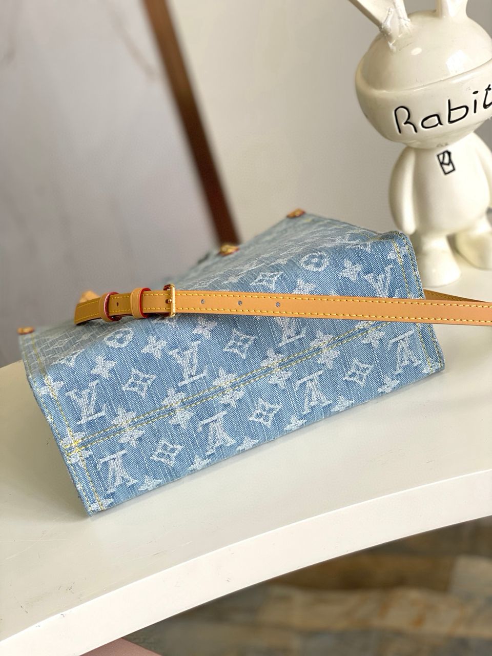 Louis Vuitton Let go PM denim tote bag