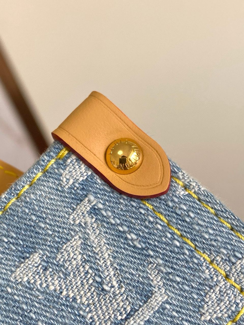 Louis Vuitton Let go PM denim tote bag