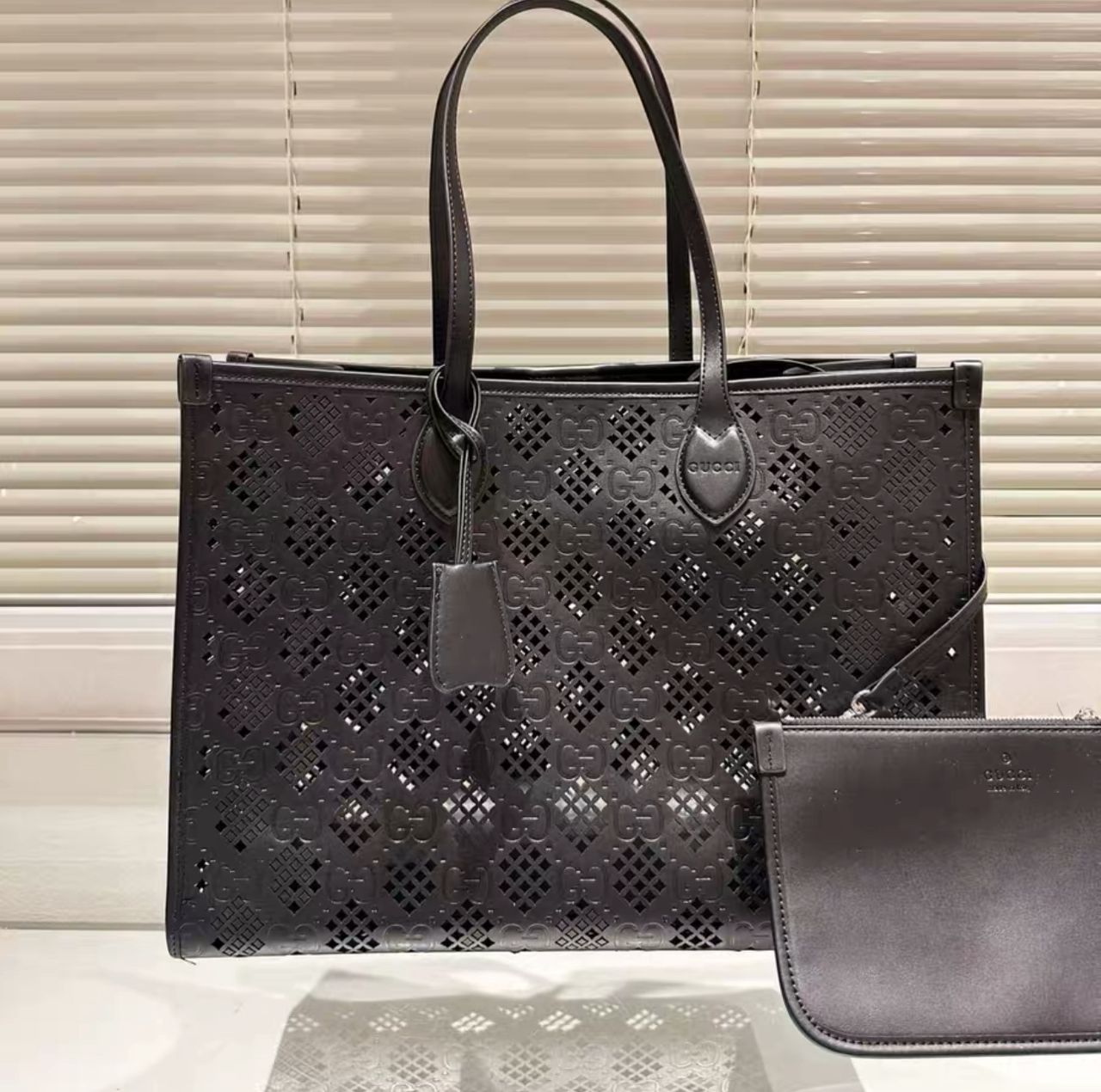 Gucci Ophidia perforated tote bag