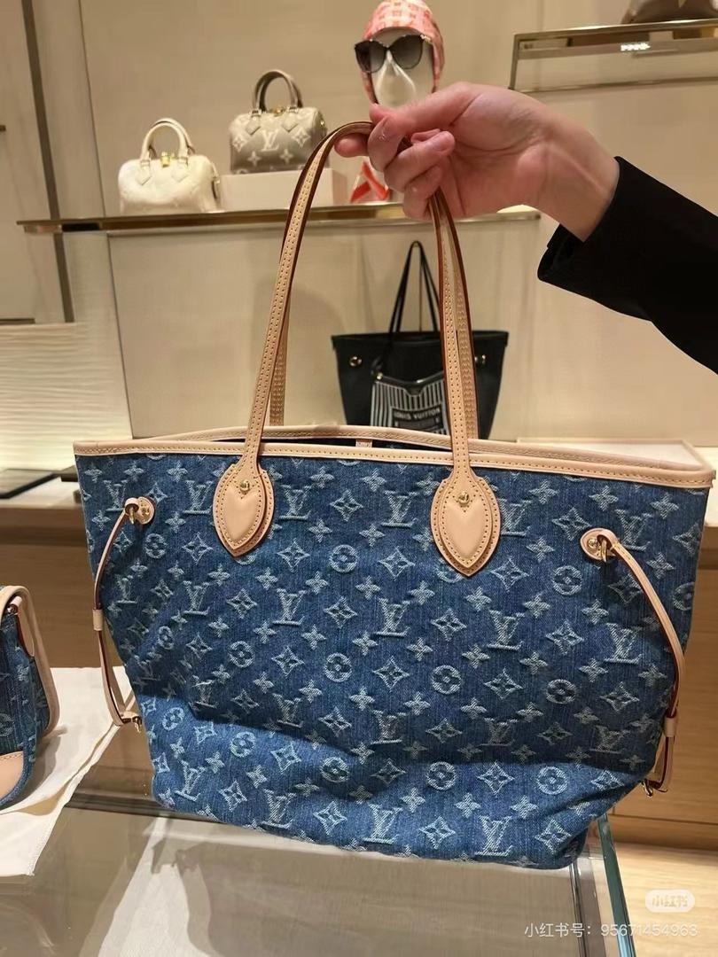 Louis Vuitton Denim Neverfull MM