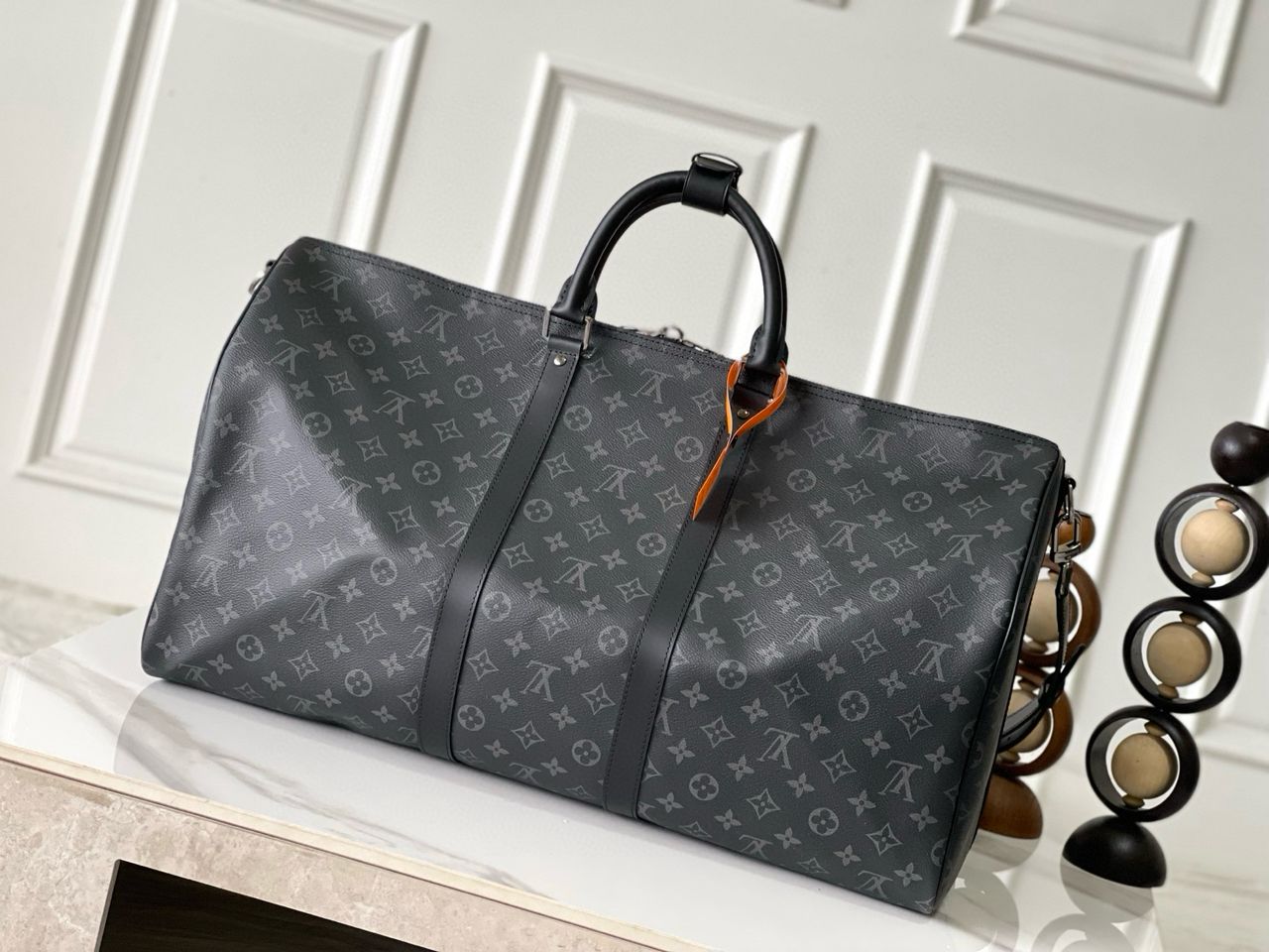 Louis Vuitton Keepall Bandoulière 55 Monogram Eclipse