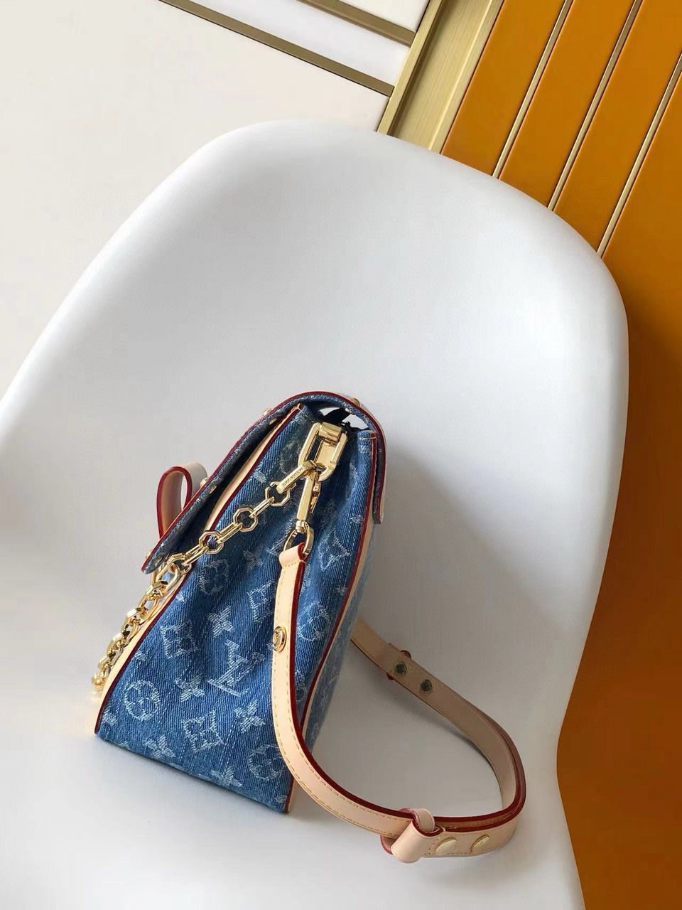 Louis Vuitton Dauphine Soft GM denim