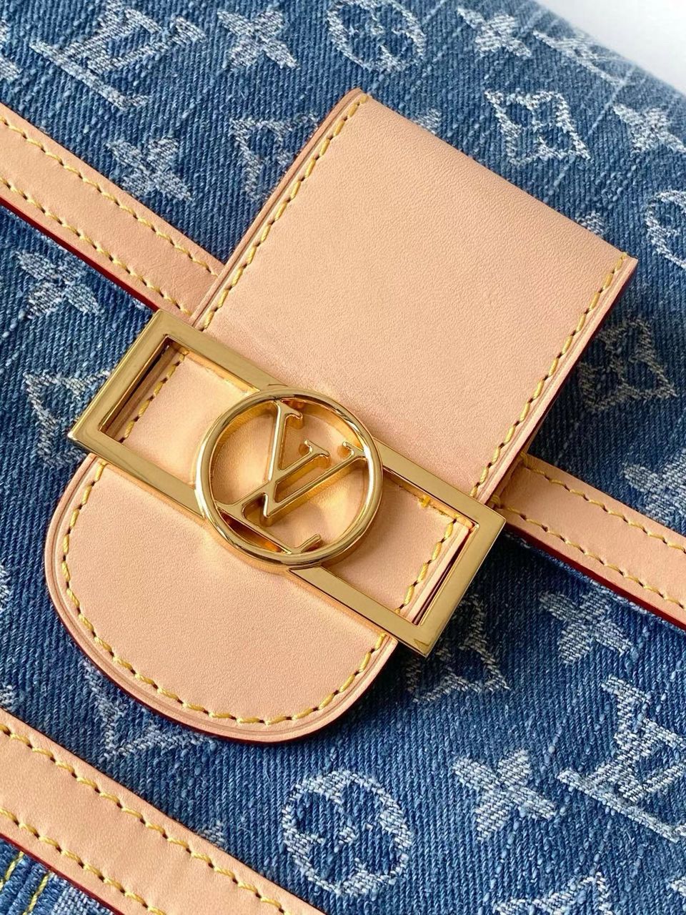 Louis Vuitton Dauphine Soft GM denim