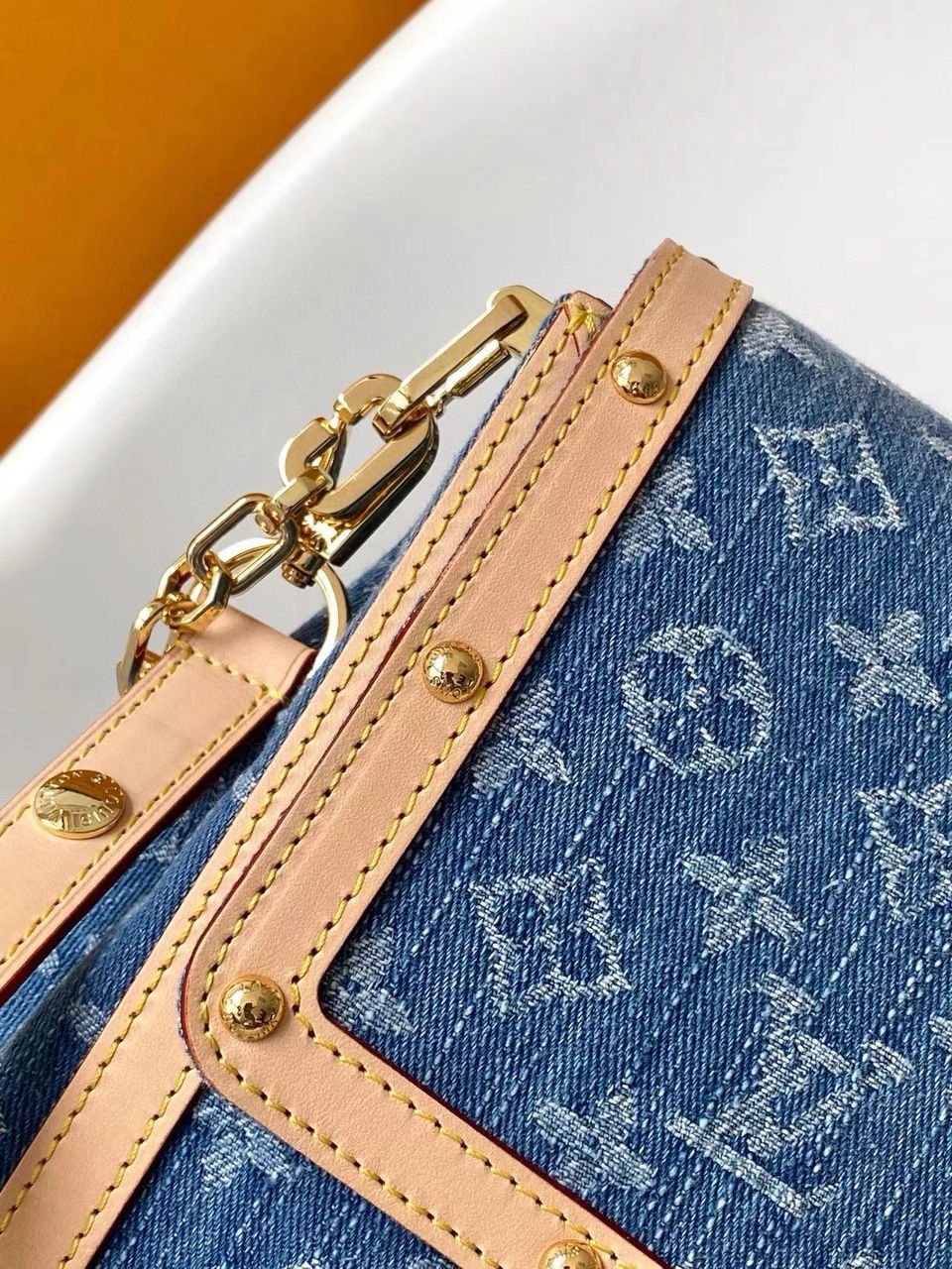 Louis Vuitton Dauphine Soft GM denim
