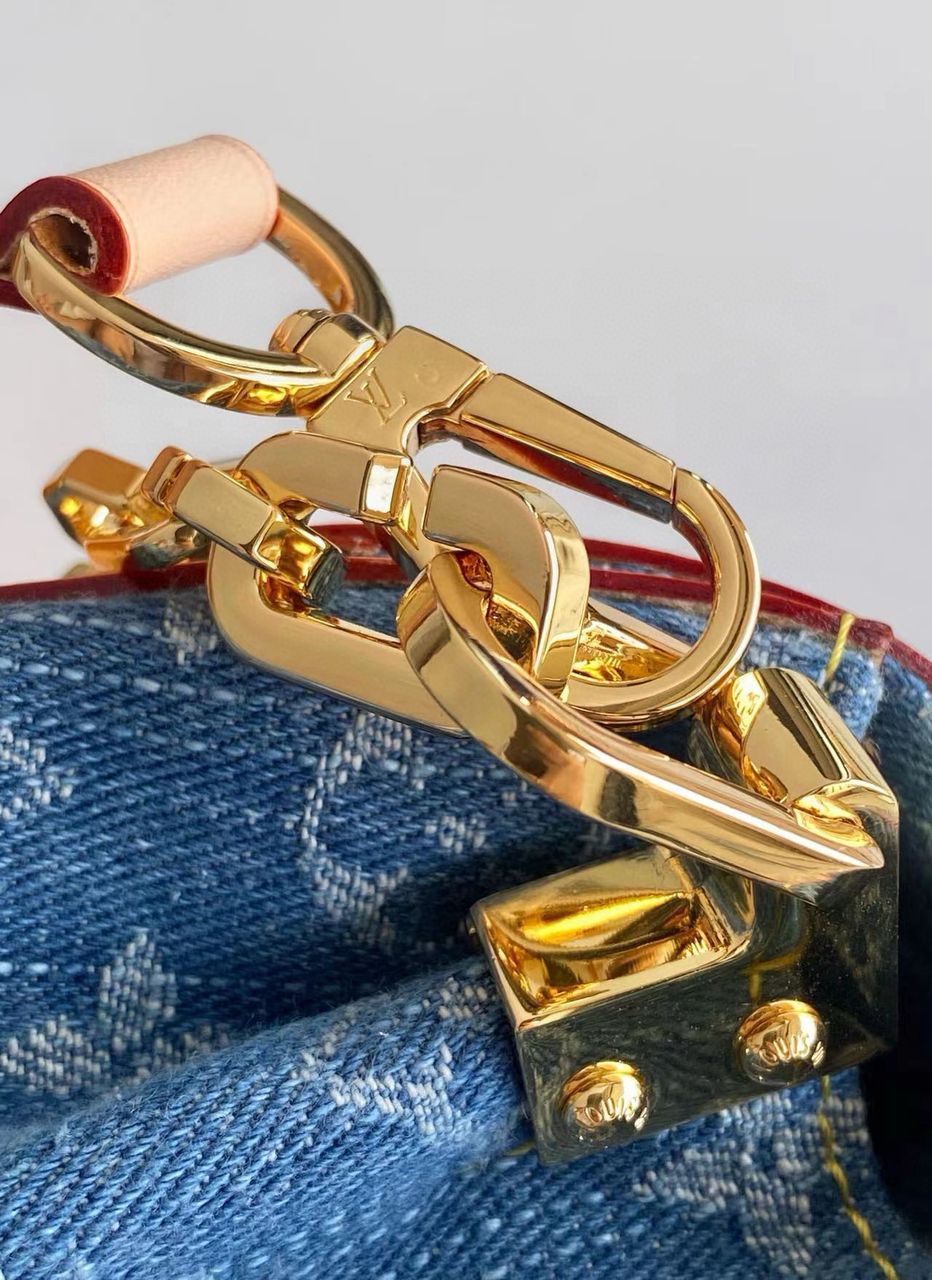 Louis Vuitton Dauphine Soft GM denim