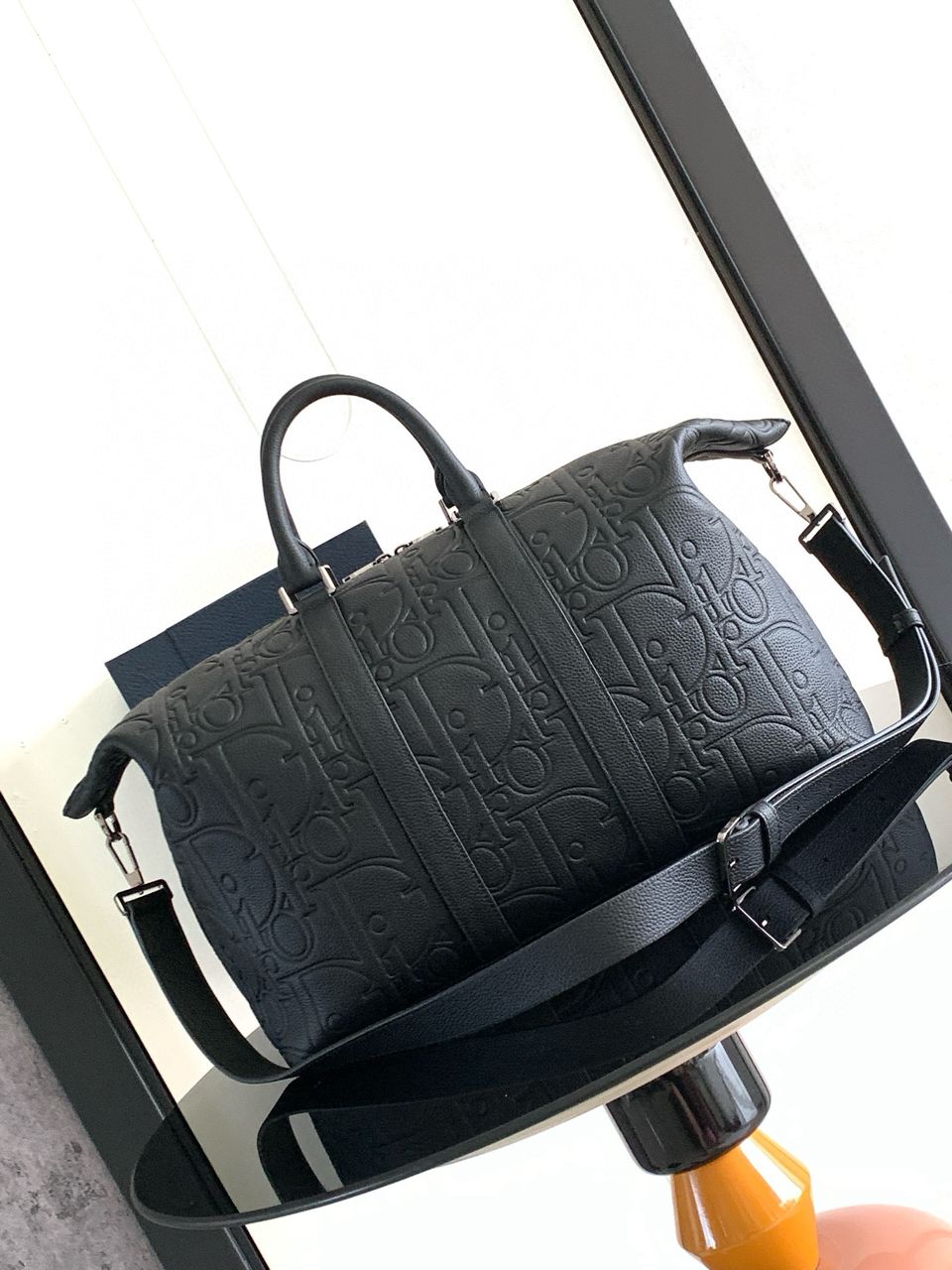 Dior Weekender 40 leather travel bag