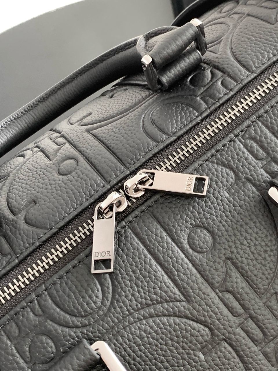 Dior Weekender 40 leather travel bag