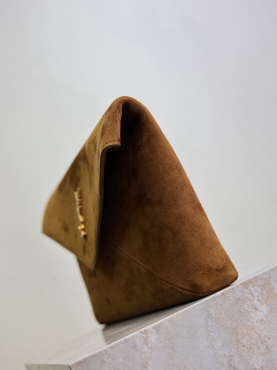 YSL Cassandre Large Envelope bag in suede