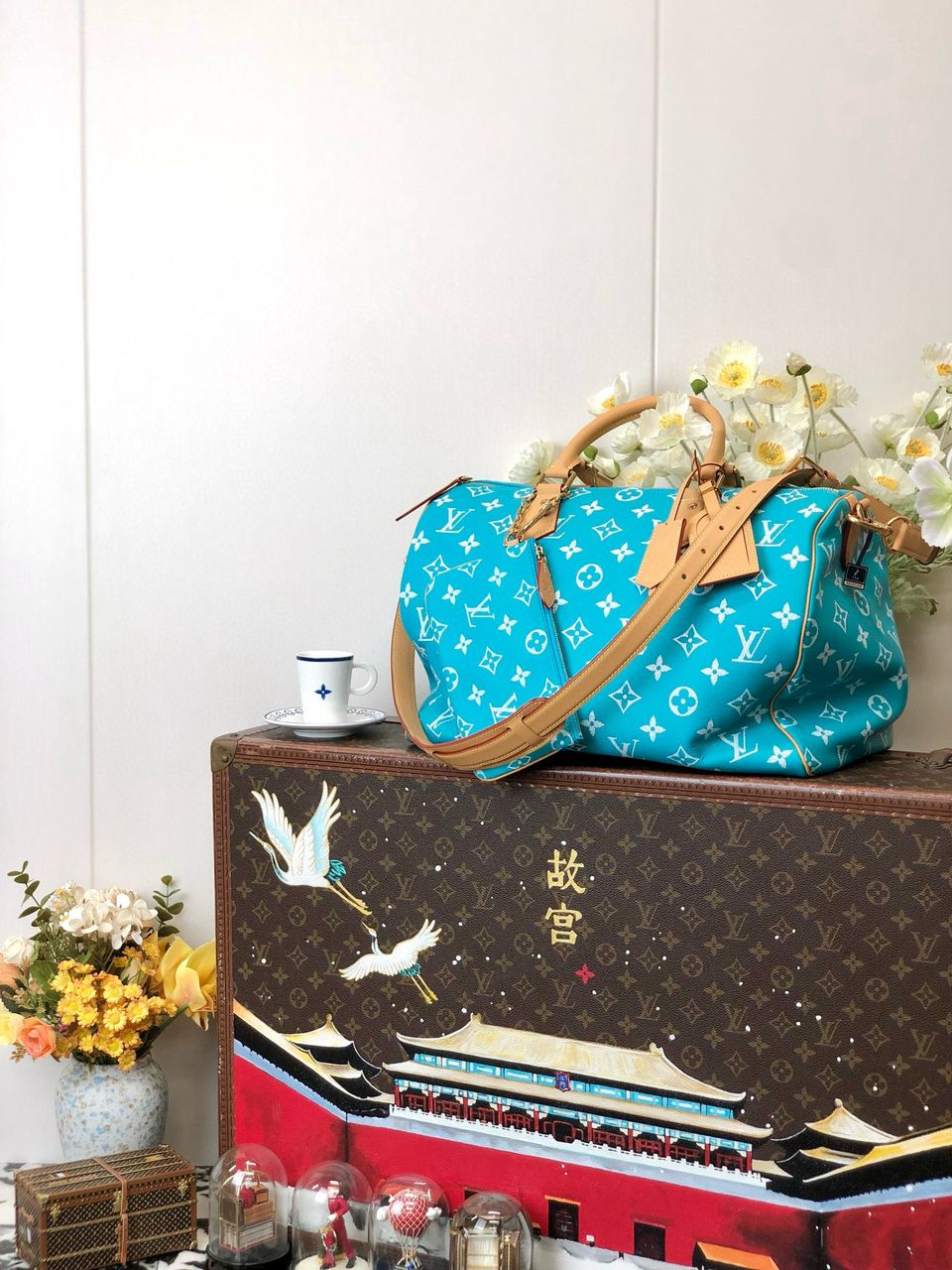 Louis Vuitton Speedy P9 Tiffany blue