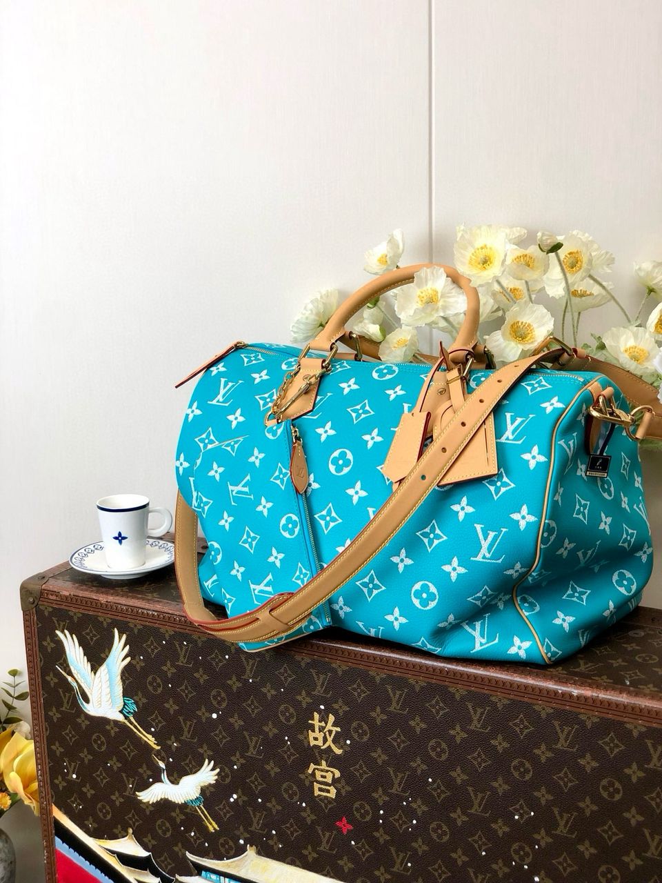 Louis Vuitton Speedy P9 Tiffany blue