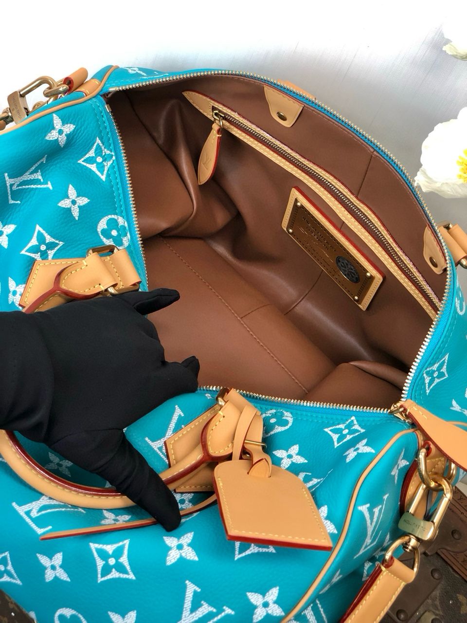 Louis Vuitton Speedy P9 Tiffany blue
