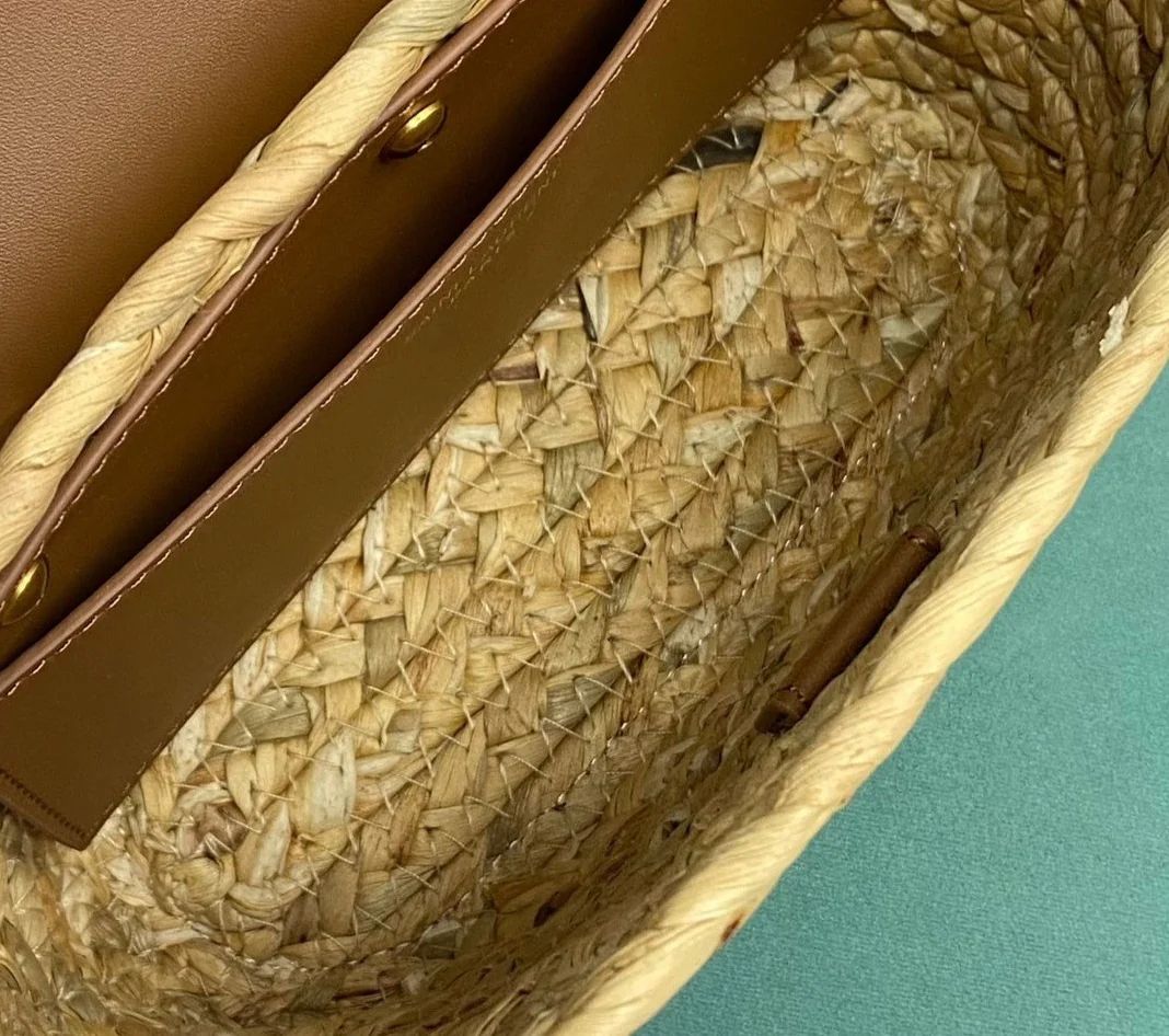 YSL Mini Manon Raffia bag