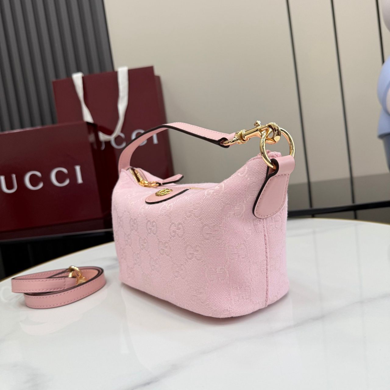 Gucci Vanity Mini and medium top handle bag