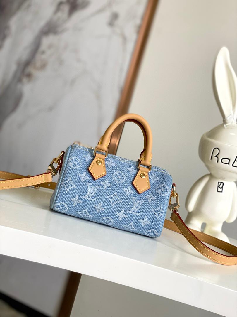 Louis Vuitton Denim Speedy Nano