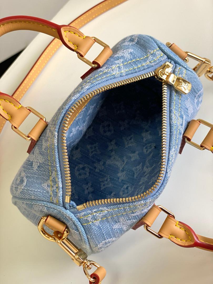 Louis Vuitton Denim Speedy Nano