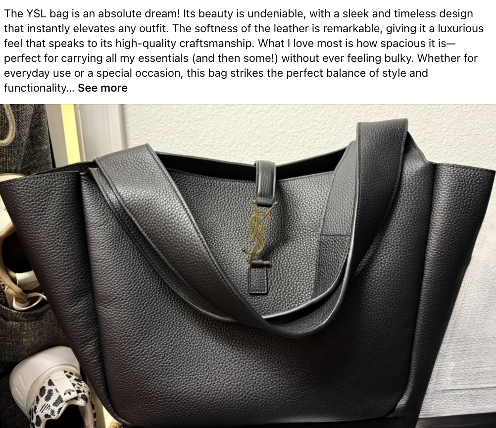 A review of YSL LE 5 À 7 BEA in Grained leather