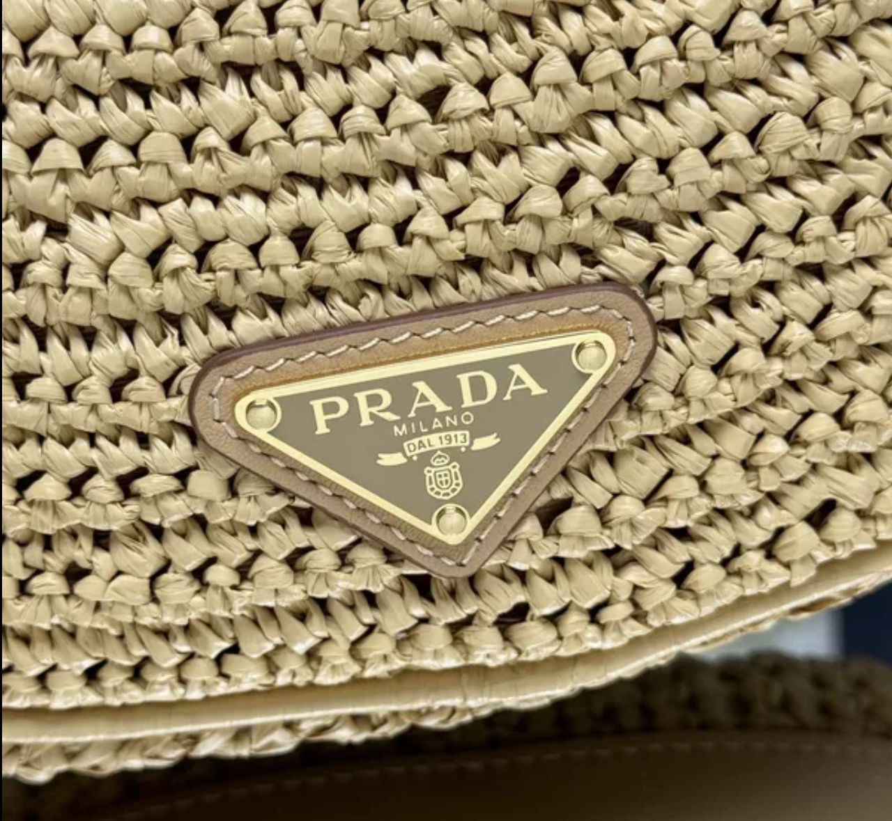 Prada Arqué crochet shoulder bag