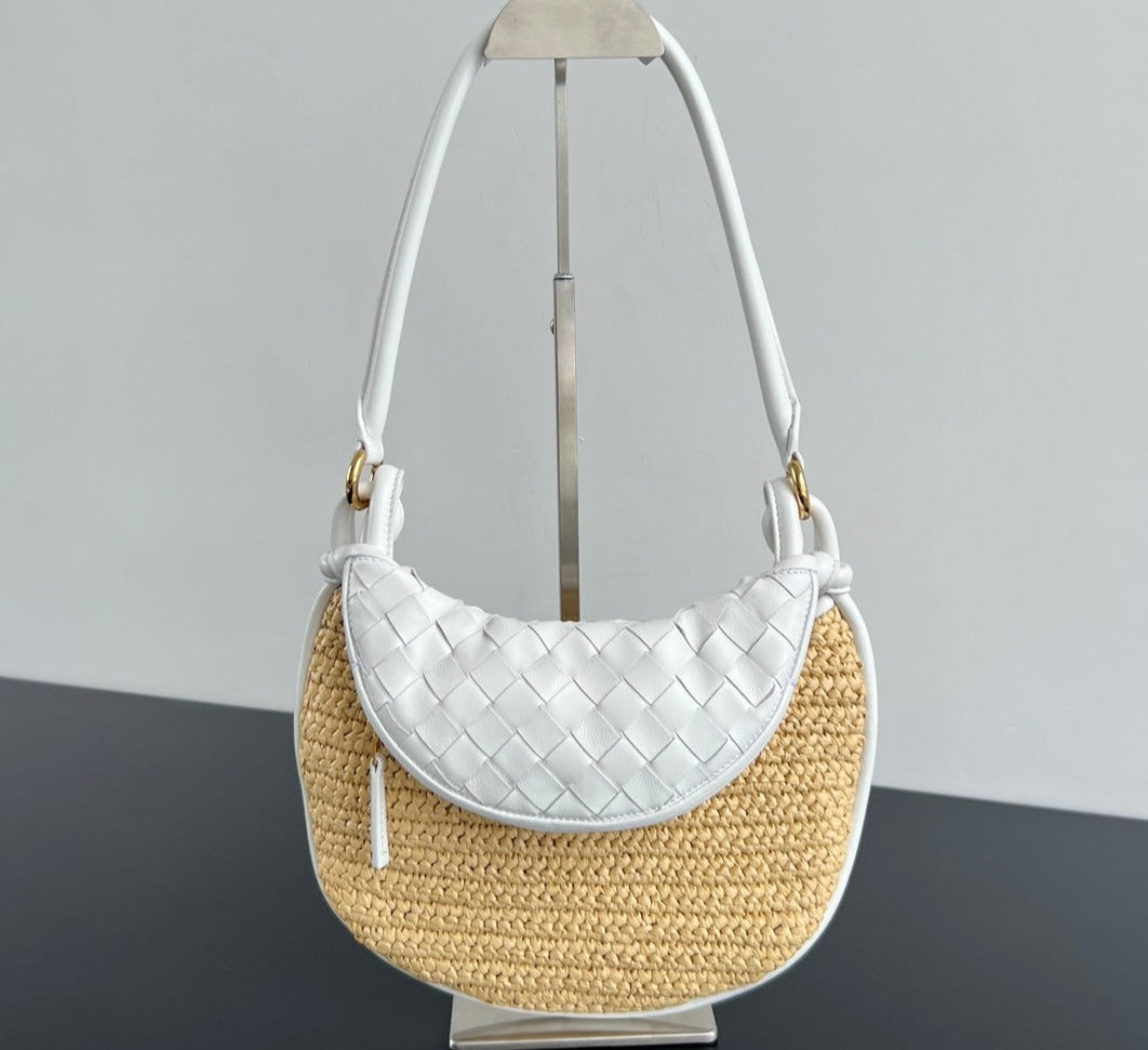Bottega Veneta Moon Straw bag