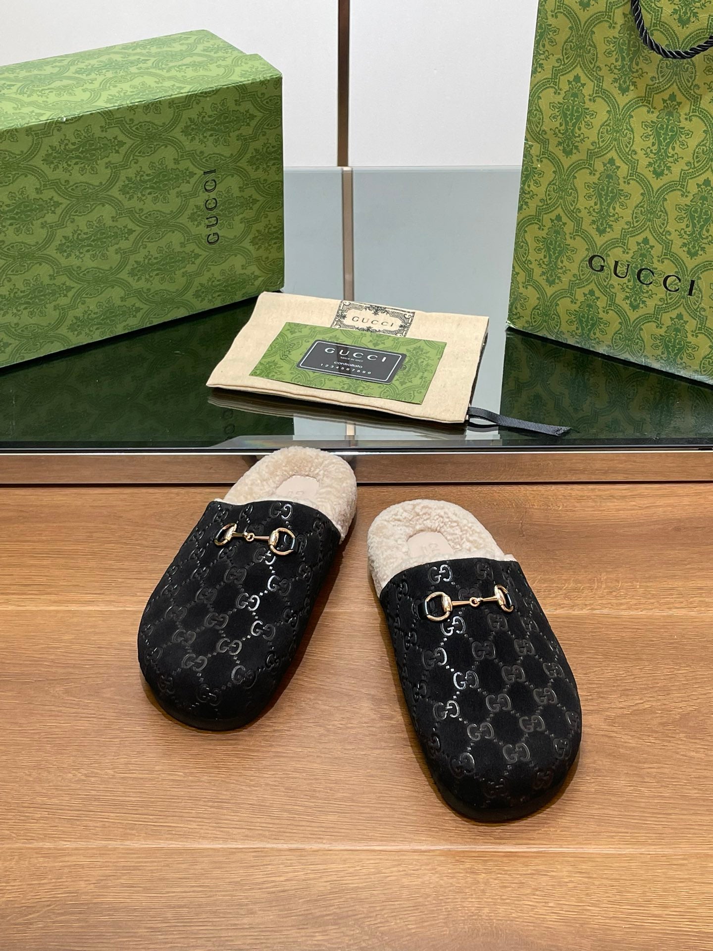 Gucci Suede Slippers