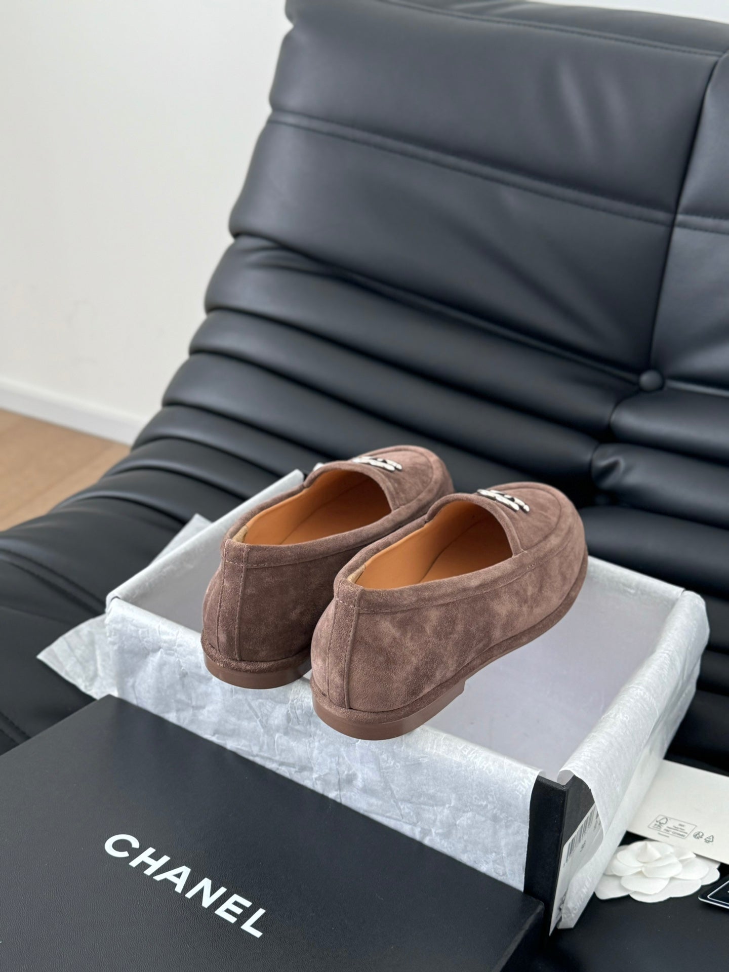 Chanel Suede Flats
