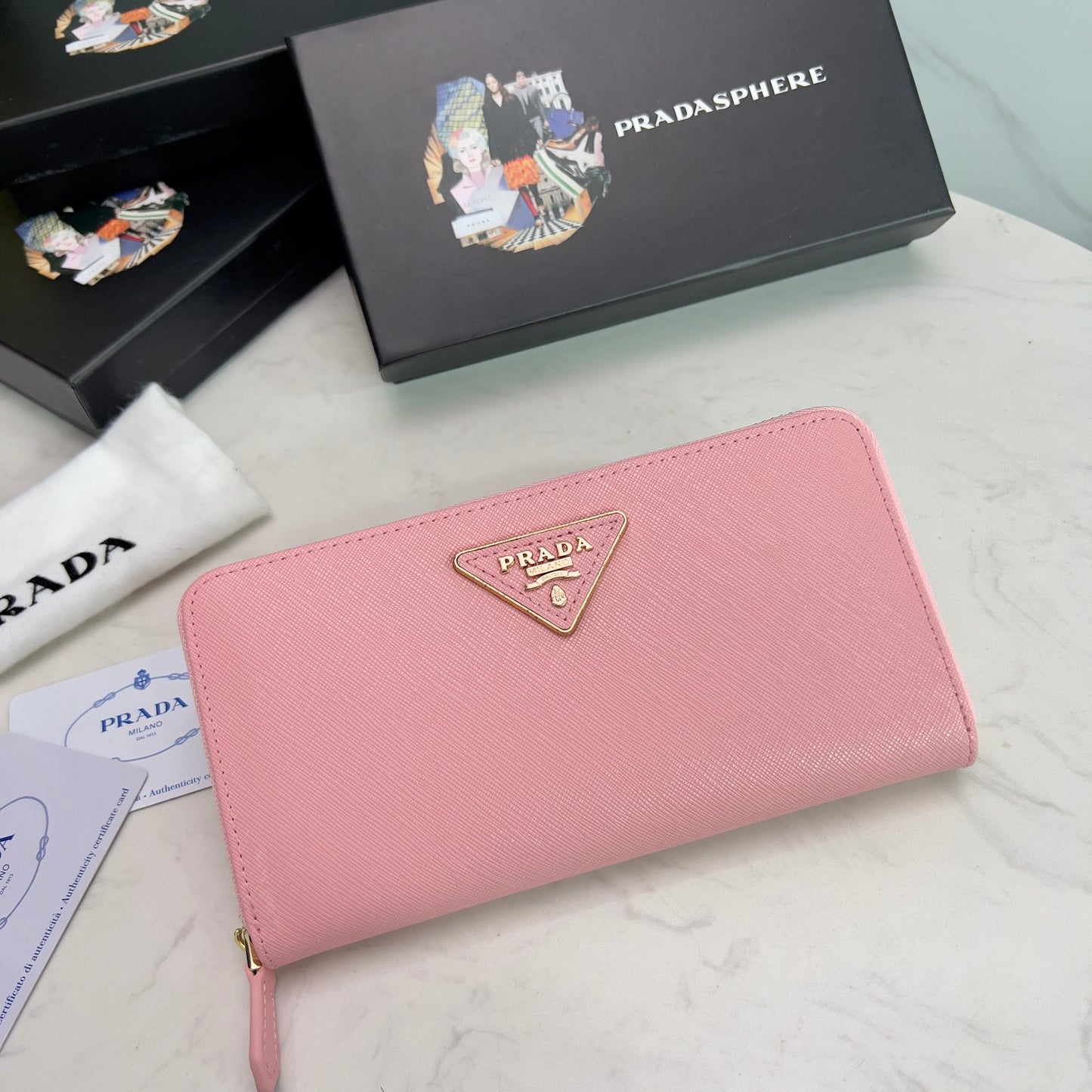 Prada Long Zippy wallet