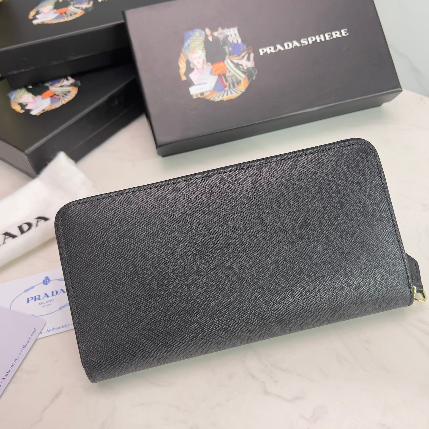 Prada Long Zippy wallet