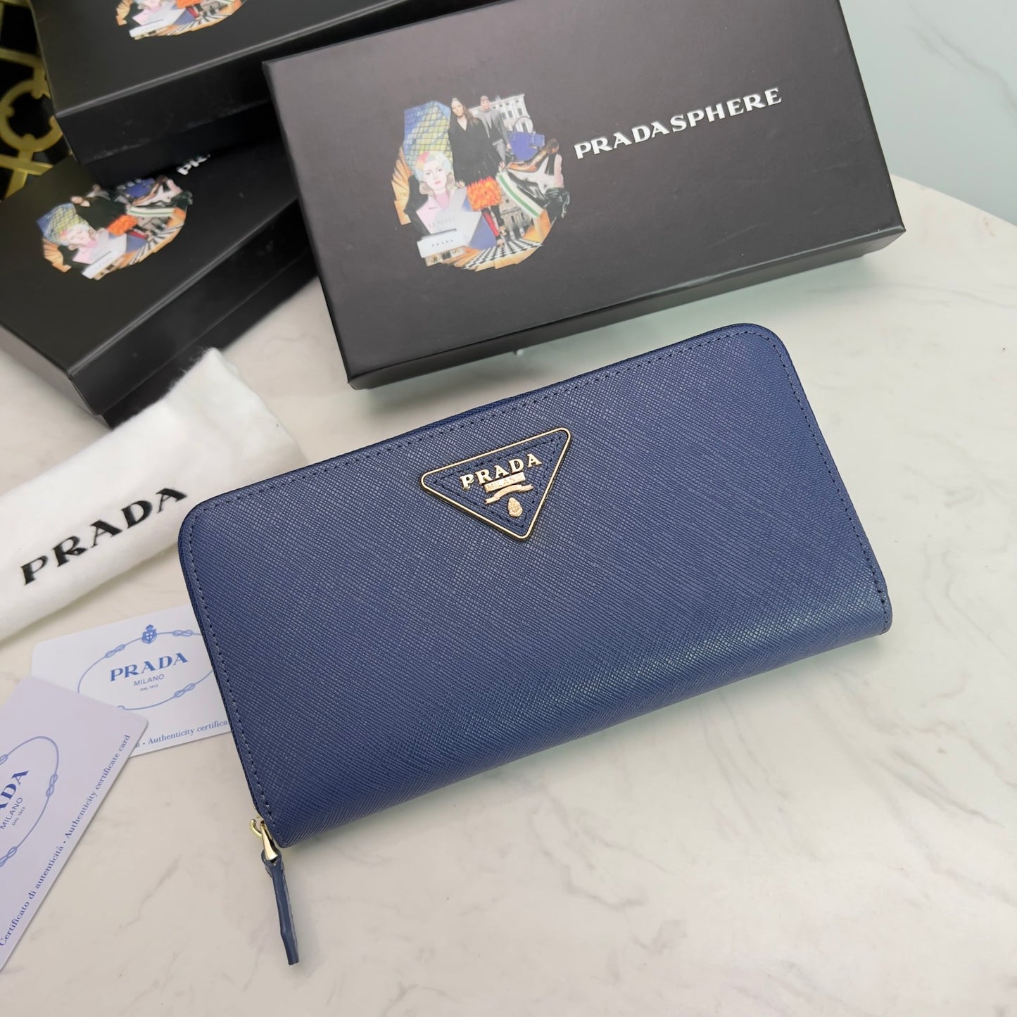 Prada Long Zippy wallet