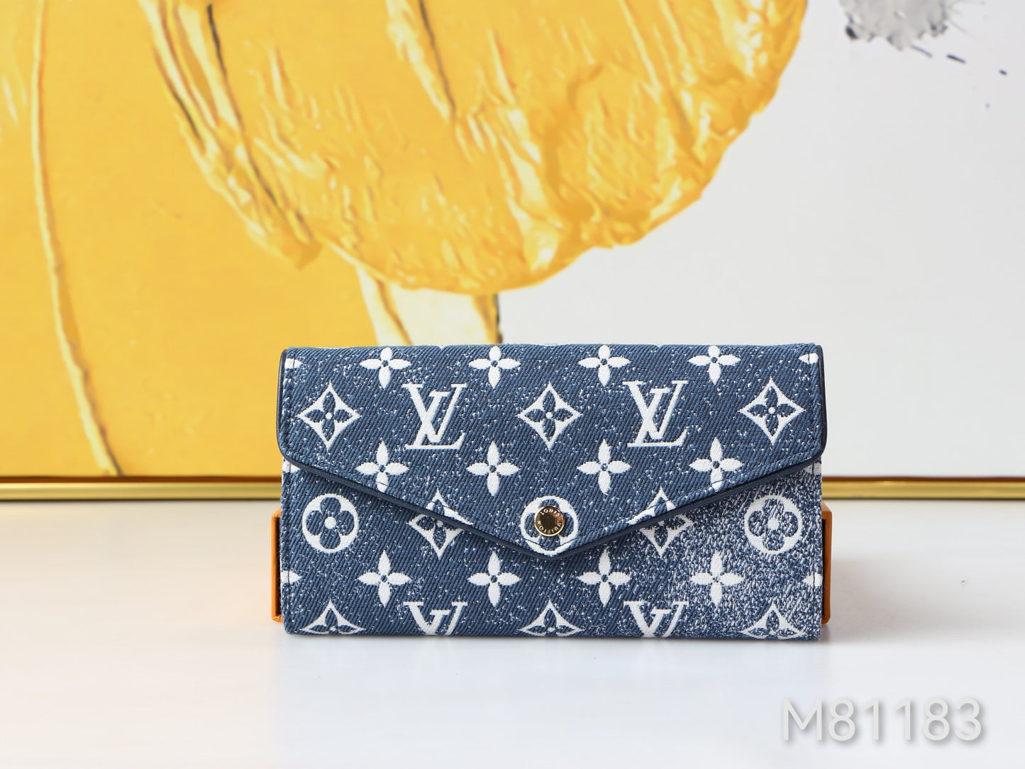 Louis Vuitton Denim Long Wallet