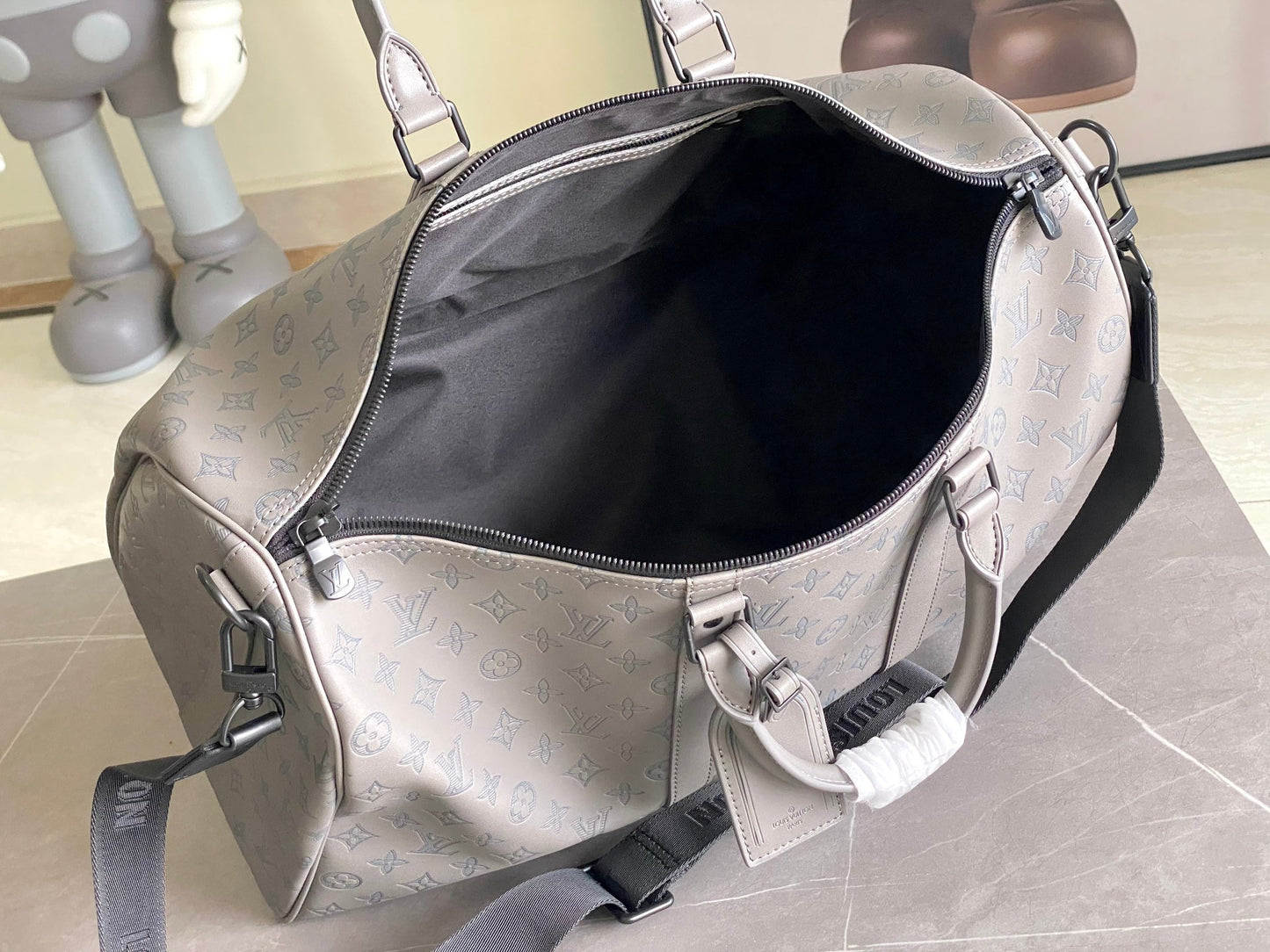 Louis Vuitton Monogram Shadow Keepall 50